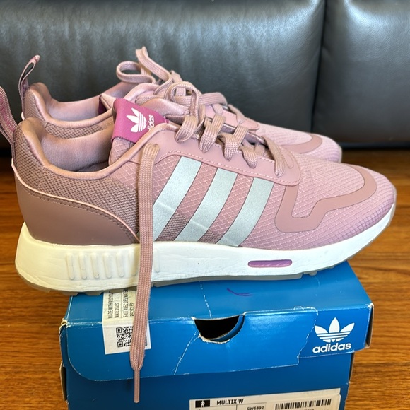 Adidas Original Multix Sneakers Mauve/Lilac size 8 US Women - Picture 9 of 14